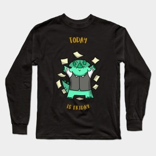 Dinosaur Design- Office Friday Long Sleeve T-Shirt